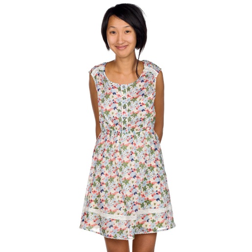 Up Country Floral Dress Women country foral L