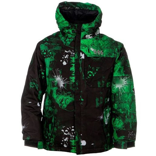 Mannual Bricks Insulated Jacket youth kelly XL